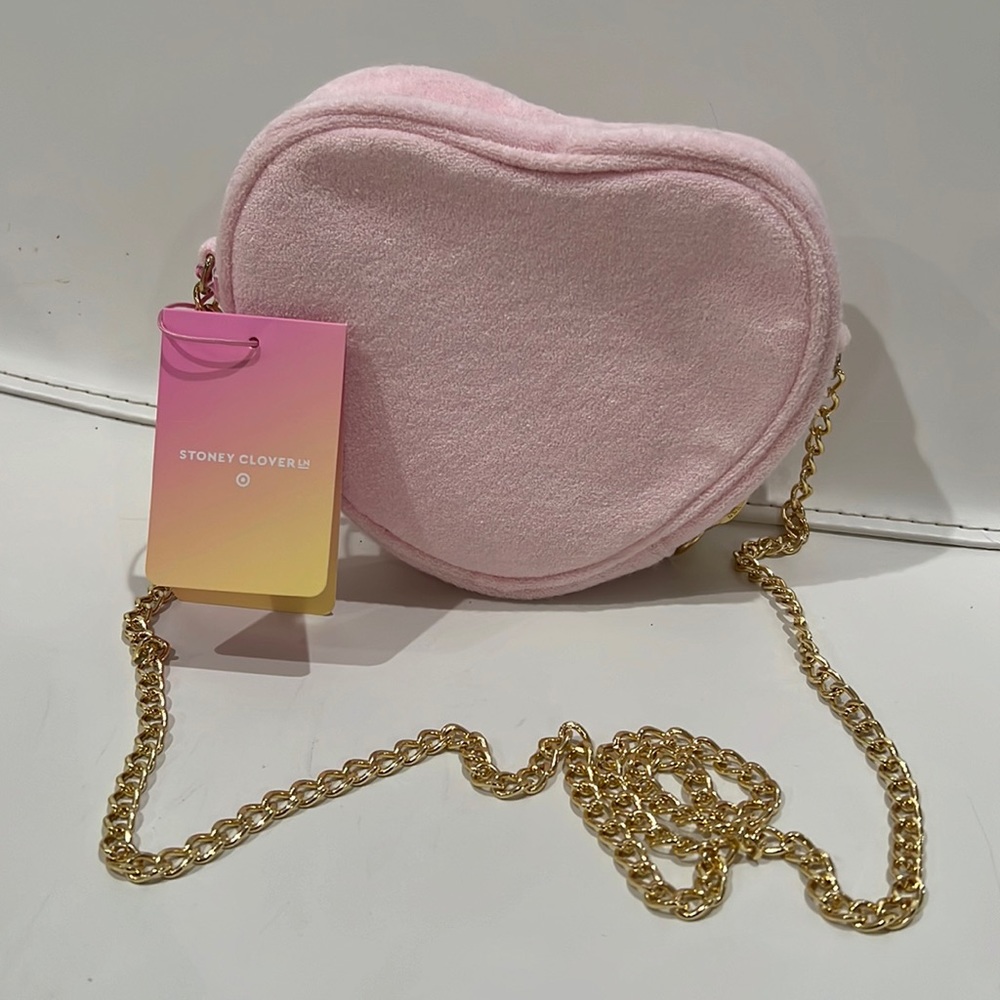 Stoney Clover Lane- Pink Heart Purse